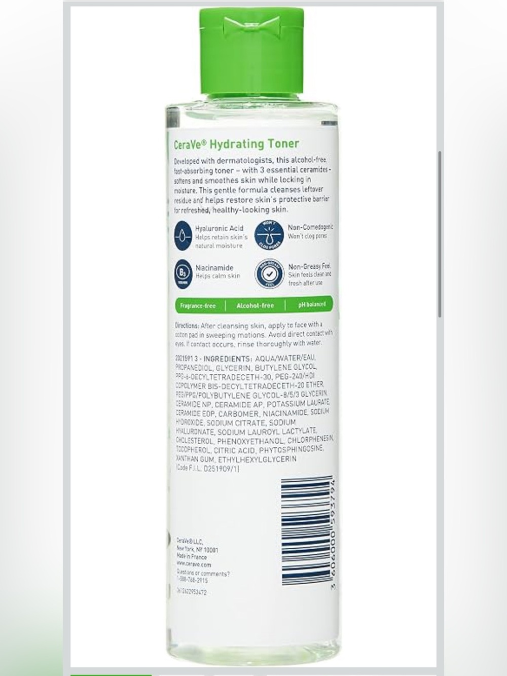 CeraVe Hydrating Toner - 6.8 fl oz - Picture 2 of 6